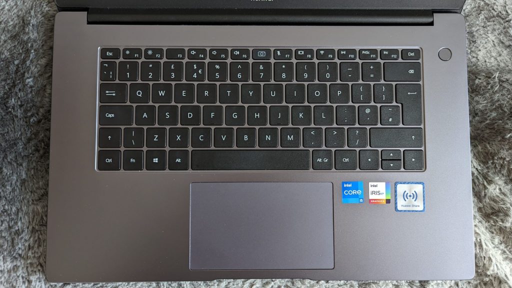 Huawei MateBook D15 (2021): Keyboard