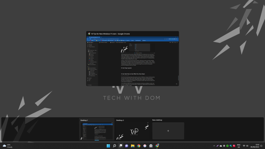 Windows 11 Snap View