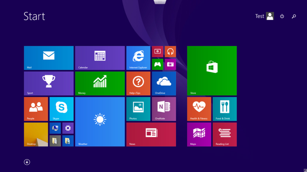 Windows 8.1 Start Meun