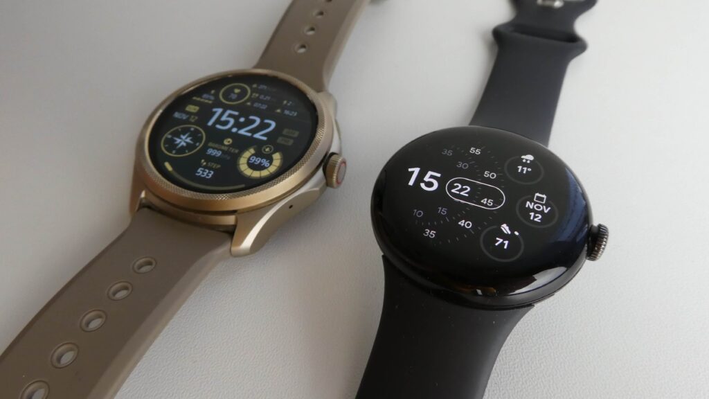 TicWatch Pro 5 and Google Pixel Watch