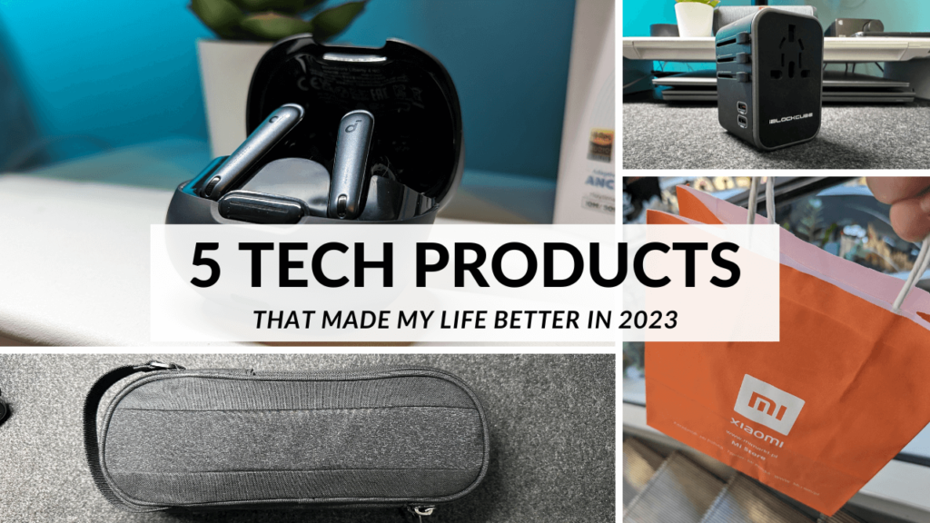 5 Tech Products that changed my life in 2023